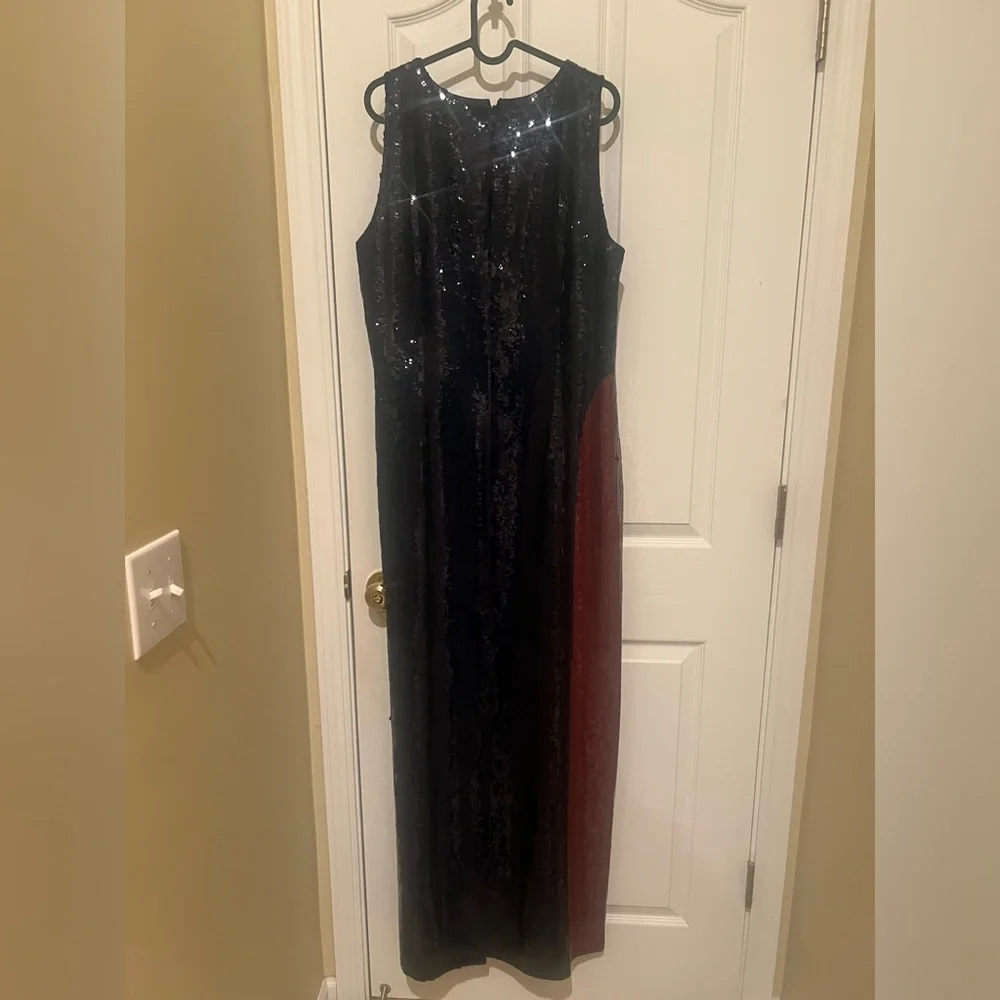 Tory Burch Ophelia Color Block Sequin Dress